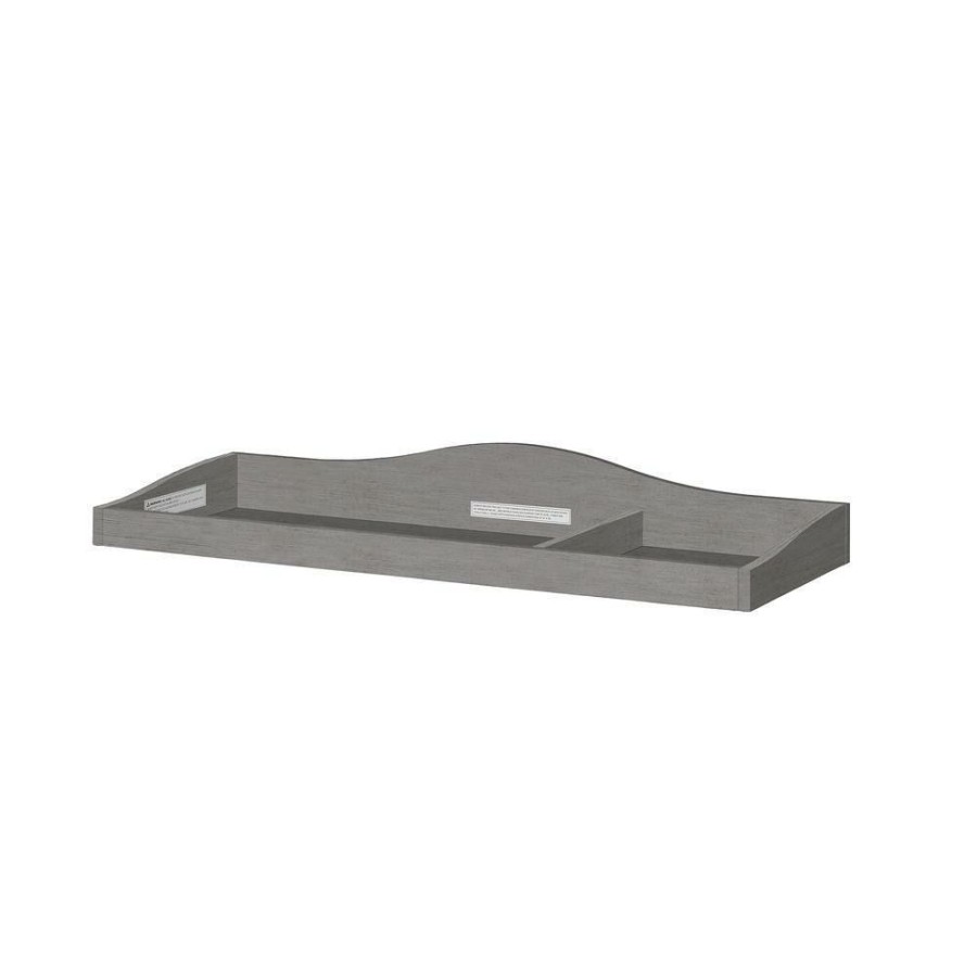 Clearance * Rustic Grey Wood Fully Assembled Changing Tray By Dream On Me