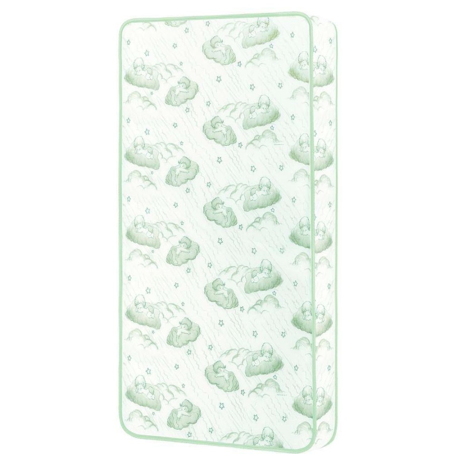 Best * Nirvana 6 96 Coil Green Spring Crib And Toddler Bed Mattress By Dream On Me