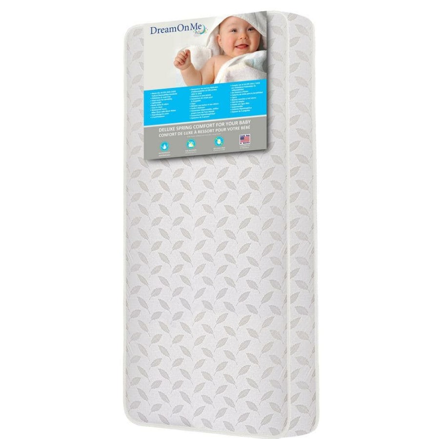 Clearance * Premium Coil Inner Spring Standard Crib And Toddler Mattress By Dream On Me