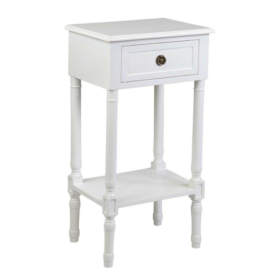 Best * Lilith White Side Table By East At Main