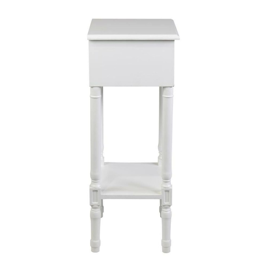 Best * Lilith White Side Table By East At Main