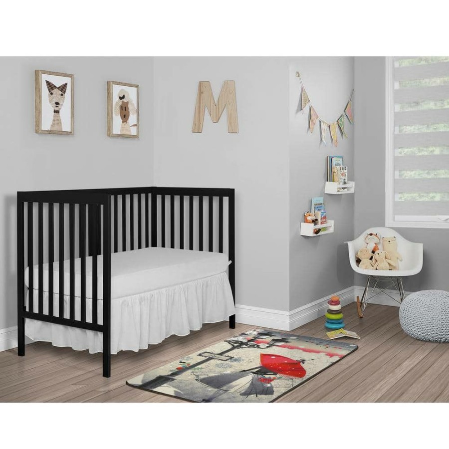 Best * Synergy Black 5-In-1 Convertible Crib By Dream On Me