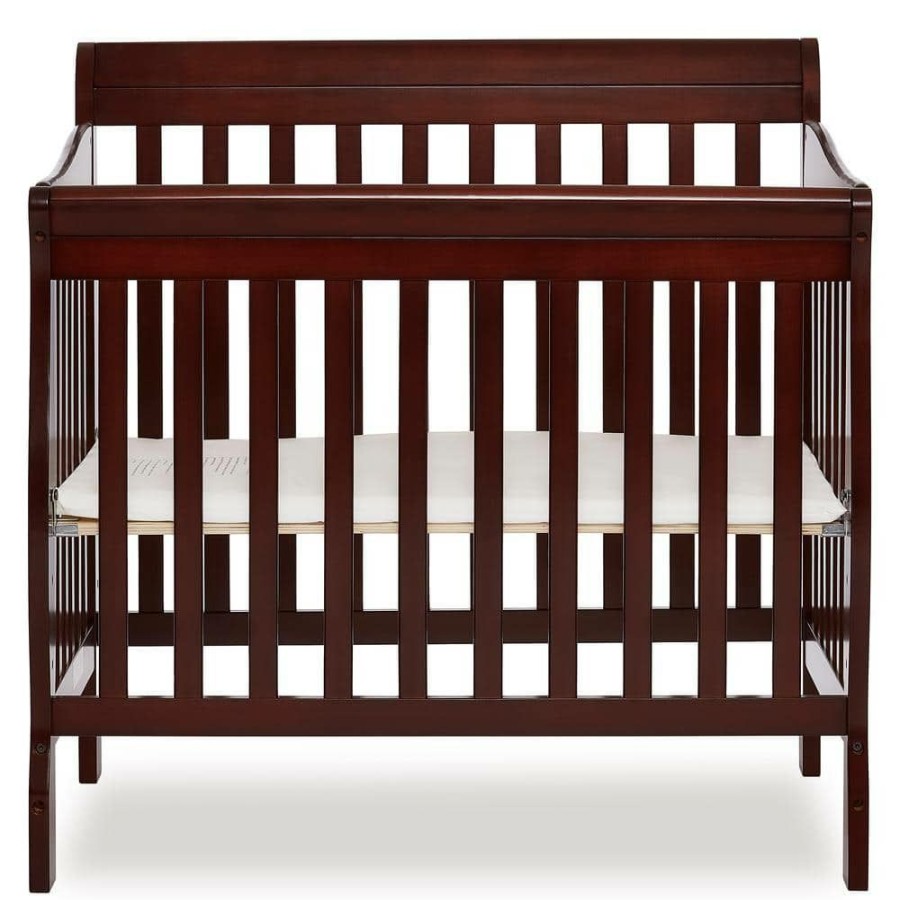 Clearance * Aden 4-In-1 Espresso Convertible Mini Crib By Dream On Me