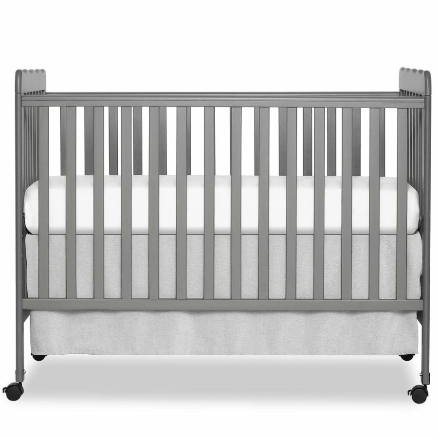 Best * Carson Classic Steel Grey 3-In-1 Convertible Crib By Dream On Me