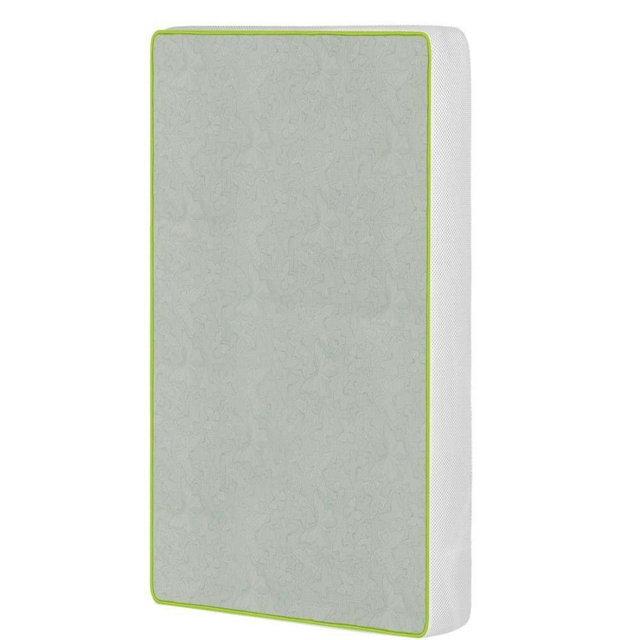 Hot * 2-In-1 Green Breathable Two-Sided, Mini/Portable Crib Foam Mattress By Dream On Me