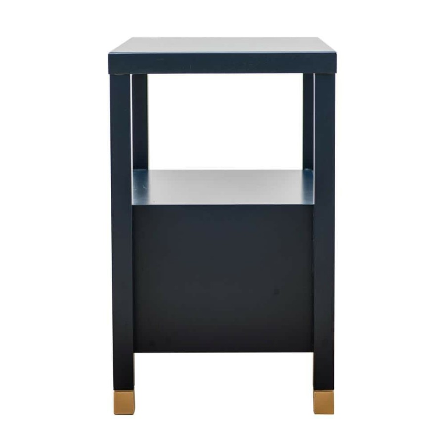 Wholesale * Hooper Navy 2 Drawer Accent Side Table By East At Main