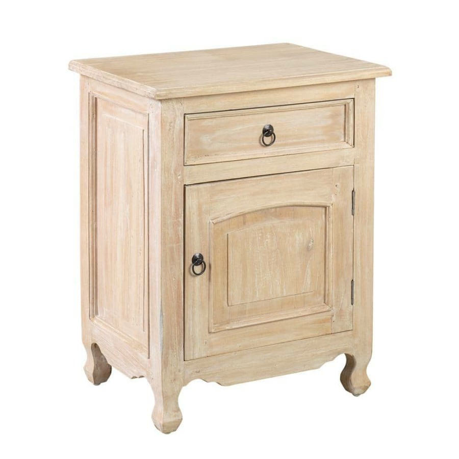 Hot * Kepler Natural Finish Bedside Table By East At Main