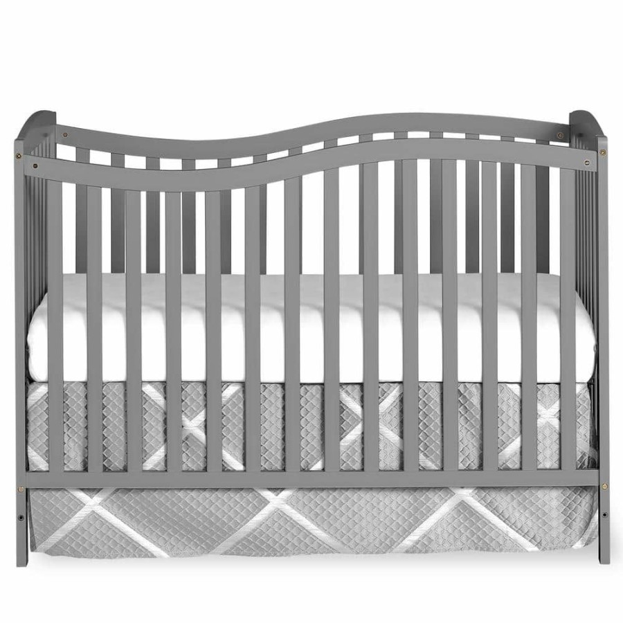 Clearance * Chelsea Steel Grey 5-In-1 Convertible Crib By Dream On Me