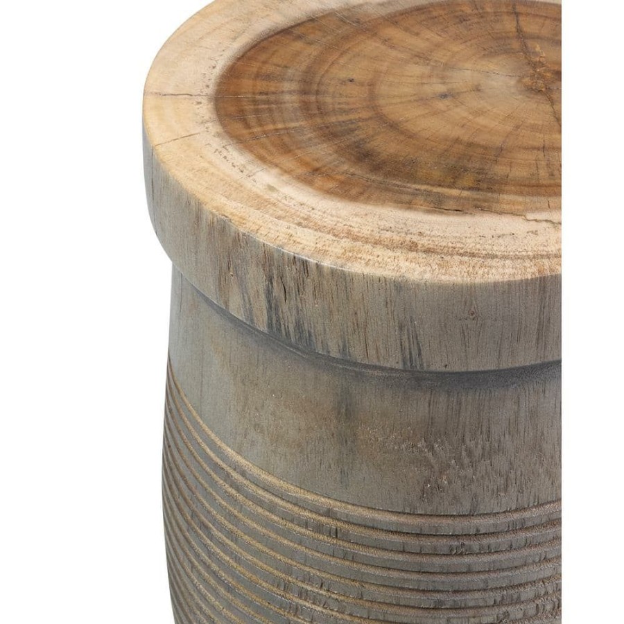 New * Antonia Gray Wash Accent Table By East At Main