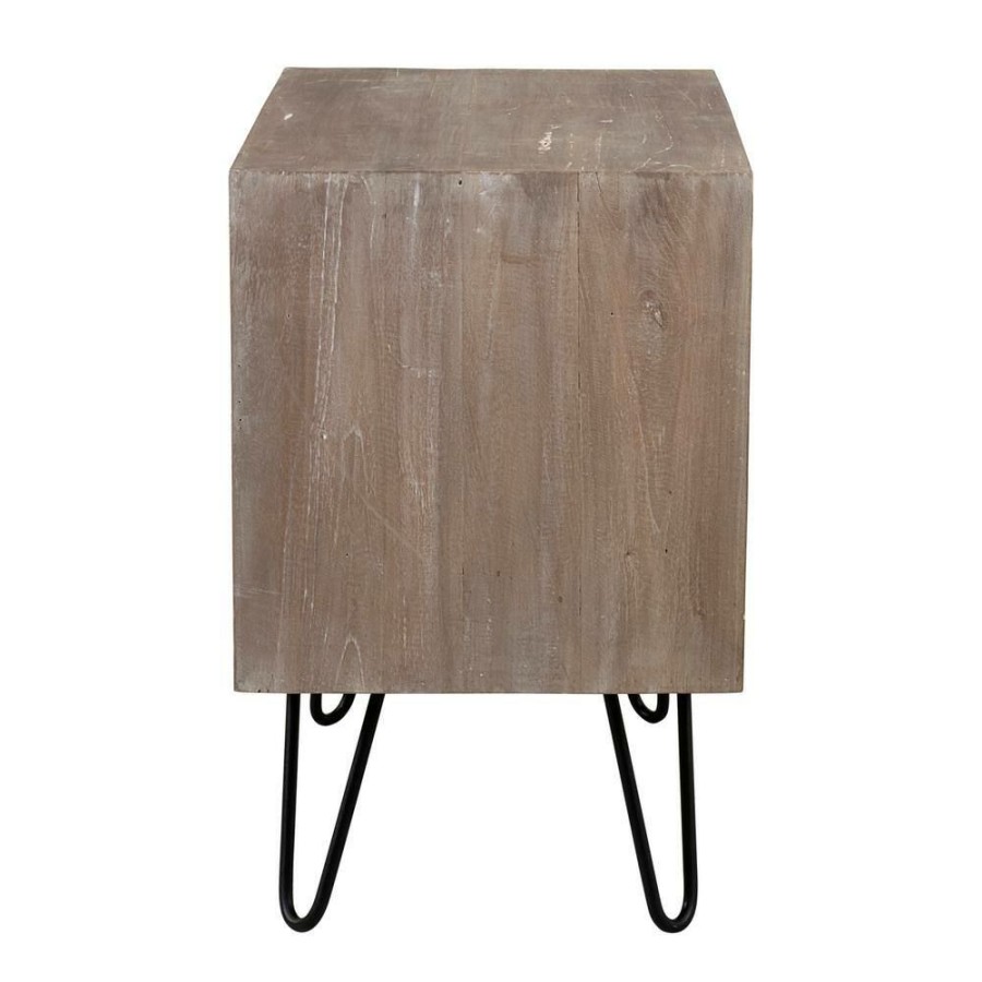 Online * Ocilla 24 In. Brown Mindi Wood Accent Table By East At Main