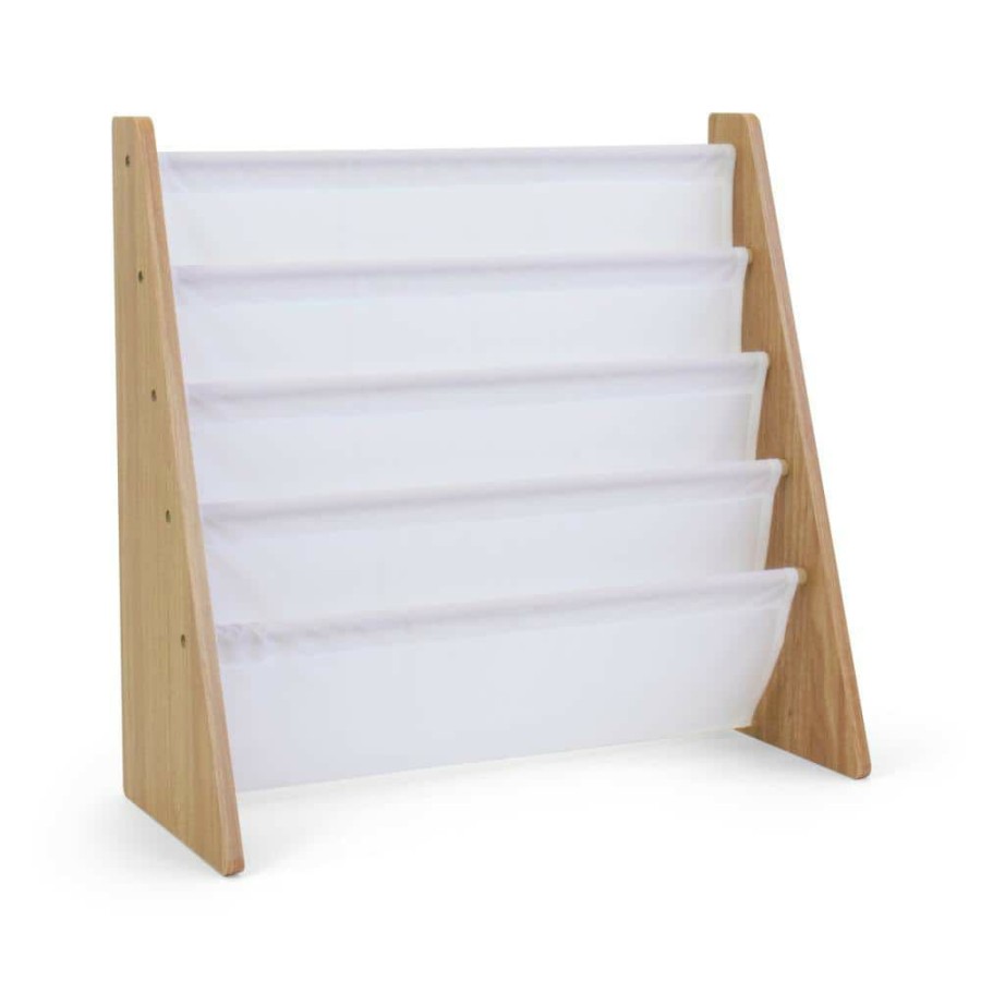 Online * Journey Collection Natural And White 4-Pocket Storage Book Rack By Humble Crew