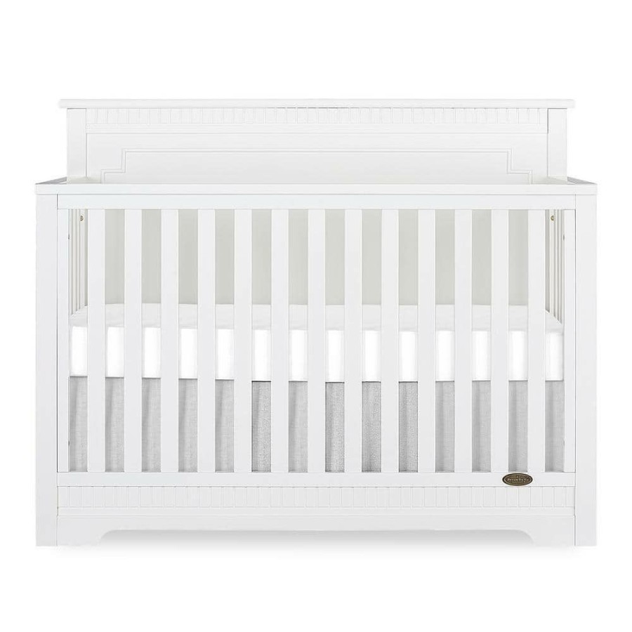 Clearance * Morgan White 5 In 1 Convertible Crib By Dream On Me