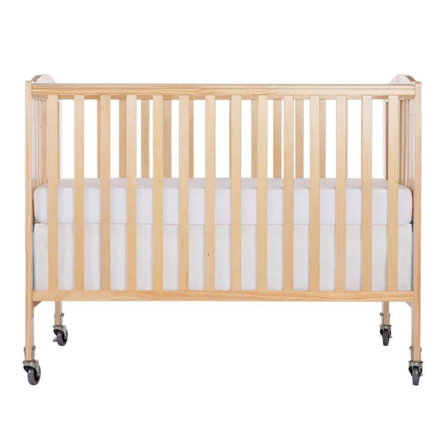 Hot * Natural Folding Full Size Crib By Dream On Me